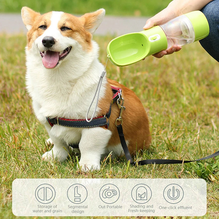 Portable Dog Feeder/Water Bottle
